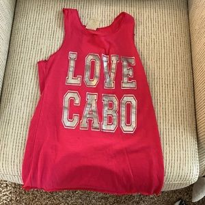 Cute pink summer Tank top